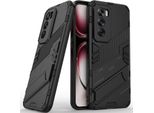 Custodia Per Oppo Reno12 Custodia Protettiva Ibrida In Pc Tpu Antiurto Con Funzione Di Supporto Nero