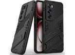 Custodia Per Oppo Reno12 Pro Custodia Protettiva Ibrida In Pc Tpu Antiurto Con Funzione Stand Nero