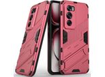 Custodia Armor Per Oppo Reno12 Pro Custodia Protettiva Antiurto Ibrida In Pc Tpu Con Funzione Di Supporto Rosa