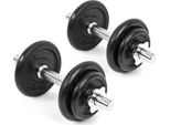 Set Di Manubri Da Carico Sedco 2X10 Kg In Acciaio + Cromo