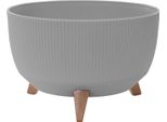 Fioriere Siena Garden Oslo Stripe Look Grigio A Righe, 40 X 20,5 Cm