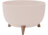 Fioriere Siena Garden Oslo Stripe Crema A Righe, 47 X 26,5 Cm