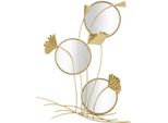Mauro Ferretti Specchio Da Parete Triplo Flusso 65X8X88 Cm Oro