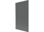 Mexen Next L Paratia Vasca Da Bagno 1 Anta 100 X 150 Cm, Grafite, Nichel Spazzolato - 895-100-000-03-40-97