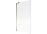 Mexen Next L Paratia Per Vasca Da Bagno A 1 Anta 100 X 150 Cm, Righe, Dorato - 895-100-000-03-09-50