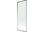 Mexen Next L Schermo Per Vasca Da Bagno A 1 Anta 70 X 150 Cm, Cornice Nera, Dorato - 895-070-000-03-70-50