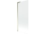 Mexen Next L Paratia Per Vasca Da Bagno 1-Anta 80 X 150 Cm, Trasparente, Dorato - 895-080-000-03-00-50