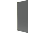 Mexen Next L Paratia Per Vasca Da Bagno A 1 Anta 80 X 150 Cm, Grafite, Oro - 895-080-000-03-40-50