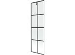 Mexen Next Paravento Per Vasca Da Bagno A 1 Anta 60 X 150 Cm, Griglia Nera, Gun Metal - 895-060-000-00-77-95