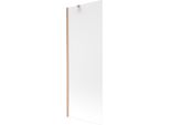 Mexen Next Paratia Per Vasca Da Bagno 1 Anta 70 X 150 Cm, Smerigliata, Rame Spazzolato - 895-070-000-00-30-65