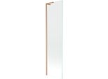 Mexen Next L Paratia Per Vasca Da Bagno A 1 Anta 50 X 150 Cm, Trasparente, Rame Spazzolato - 895-050-000-03-00-65
