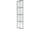Mexen Next Paratia Doccia 1-Anta 50 X 150 Cm, Griglia Nera, Gun Metal - 895-050-000-00-77-95