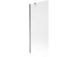 Mexen Next Paratia Per Vasca Da Bagno A 1 Anta 80 X 150 Cm, Smerigliato, Gun Metal - 895-080-000-00-30-95