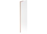 Mexen Next L Paravento Per Vasca Da Bagno A 1 Anta 50 X 150 Cm, Satinato, Rame Spazzolato - 895-050-000-03-30-65