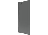 Mexen Next Paratia Per Vasca Da Bagno A 1 Anta 80 X 150 Cm, Grafite, Metallo Canna Di Fucile - 895-080-000-00-40-95