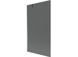 Mexen Next Paratia Vasca Da Bagno 1 Anta 100 X 150 Cm, Grafite, Metallico - 895-100-000-00-40-95