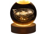 Luce Notturna A Sfera Di Cristallo, Lampada A Sfera Di Cristallo, Lampada A Sfera Di Cristallo 3D, Luce Notturna A Sfera Di Cristallo, Lampada Notturna A Sfera Di Cristallo
