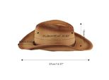 Cappello Da Cowboy In Paglia, Cappello Da Sole Da Viaggio