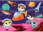 Bluebird Puzzle Puzzle Per Bambini Dans L'espace - 24 Pezzi A Tema Spaziale