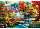 Puzzle Bluebird Puzzle Casa Di Campagna Vicino Alla Cascata - 1000 Pezzi