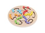Giocattoli Montessori In Legno Perline, Giocattoli Perline In Legno Abbinamento Colori, Perline Abbinamento Colori, Bambini Montessori Perline In Legno, Giocattoli Perline Abbinamento Colori, Giradischi Gioco Abbinamento Colori