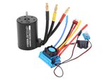 Rc 3650 Motore 80A Esc Set, Rc Brushless Motore Esc Set, 1/10 Rc Motore Esc Set, 3650 2300KV Motore Brushless, Impermeabile 4 Poli Motore Brushless, 3650 Motore Con 80A Esc