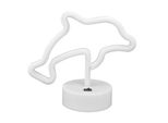 Led Delfino Luce Al Neon, Delfino Segni Al Neon, Delfino Al Neon, Delfini Blu A Forma Di Notte Al Neon, Led Segni Di Luce Al Neon, Accessori Per La Decorazione Della Stanza