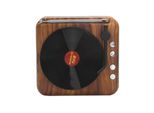 Altoparlante Bluetooth, Altoparlante Senza Fili, Altoparlante Audio Con Subwoofer, Altoparlante Retrò, Piccolo Altoparlante Con Lettore Di Dischi Retrò, Altoparlante Portatile