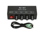 3.Mixer Stereo Da 5 Mm, Mini Mixer Stereo Da 3,5 Mm, Mixer Stereo Da 4 In 1 Uscita, Mixer Stereo A 4 Vie, Mixer Stereo Di Linea, Mixer Audio
