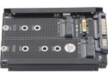 Doppia Scheda Ssd Ngff B M Key M.2, Convertitore Ssd Ngff A Scheda Sata 3.0 Da 2,5 Pollici, Doppio Adattatore Ssd M.2 A Sata Da 2,5 Pollici, Alloggiamento Per Unità Disco Hdd Combo Sata Da 2,5 Pollici, Adattatore M.2 A Alloggiamento Sata Da 2,5 Pollici, Scheda Adattatore M.2 Ngff A Sata