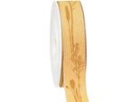 Nastro Di Seta Decorazione Autunnale Erbe Giallo 25Mm X 18M Nastro Regalo