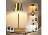 Zmh Lampada Da Tavolo Led Cordless Ricaricabile Lampada Da Tavolo Usb Touch Dimmerabile Lampada Da Comodino 3 Temperature Di Colore Oro Lampade Da Tavolo Vintage Per Camera Da Letto Comodino Soggiorno Ristorante