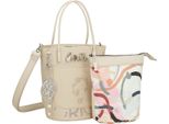 Anekke Borsa A Tracolla Borsetta Alma Original Bucket Bag Multicolor Beige