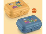 Tupperware Oyster Twins Set Elephant & Leopard L 12,9 × L 10,3 × H 5,2