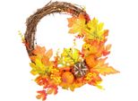 Ghirlanda Per Porta, Ghirlanda Artificiale, Ghirlanda D'autunno, Ghirlanda Di Natale, Ghirlanda Di Foglie D'acero, Decorazione Domestica