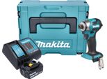 Avvitatore A Impulsi A Batteria Makita Dtd 173 SF1J 18 V 180 Nm 1/4" Brushless + 1X Batteria Ricaricabile 3,0 Ah + Caricabatterie + Makpac"