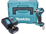 Avvitatore A Impulsi A Batteria Makita Dtd 173 SG1J 18 V 180 Nm 1/4" Brushless + 1X Batteria Ricaricabile 6,0 Ah + Caricabatterie + Makpac"