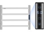 Asciugamani Asciugacapelli Scaldasalviette Da Parete - Portasciugamani A 4 Barre - Portasciugamani In Acciaio Inox - Accessori Per Il Bagno