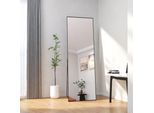 Proximax 60 X 165 Cm Specchio A Figura Intera, 2 In 1 Specchio Da Appoggio E Da Parete, Specchio Per Vestirsi, Specchio Guardaroba Per Camera Da Letto, Soggiorno E Ingresso, Nero