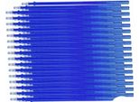 50 Pezzi Ricariche Di Penna A Inchiostro Gel Cancellabile A Inchiostro Blu A Punta Fine 0,5 Mm Ricariche Di Penna Gel Di Ricambio Per Penne Cancellabili Forniture Di Cancelleria Per La Scuola Di Scrittura Dell'ufficio