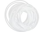 Spirale Filo Avvolgere Cavo Manica Tubo Flessibile Cavo Organizzatore Holder Gestione Bianco��10?7,5Metri