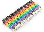 Digital Number Tube Filo Numero Etichetta Tubo Cavo Marcatore Colorato (100Pcs 4Mm2)