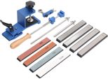 Kit Affilacoltelli Ad Angolo Fisso Con 4 Pietre Abrasive 4 Pietre Diamantate Strumento Per Affilare I Coltelli