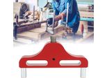 Centro Scriber In Lega Di Alluminio Lavorazione Del Legno Marcatura Centro Finder Strumento 95 Millimetri Blu / Rosso Rosso