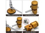 Taglierina Circolare Per Vetro Resistente Con Diametro Di 54 Mm Della Ventosa Raggio Di Taglio Di 1,5-12 Pollici Cilindro Di Olio Taglierina Circolare Di Vetro Regolabile
