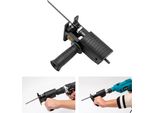 Adattatore Portatile Per Sega Circolare Strumento Multifunzionale Per Trapano Elettrico Modificato Con Impugnatura Ergonomica 3 Lame Per Taglio Legno Metallo