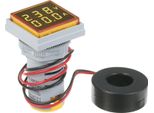 Mini Volt-Ammetro Digitale Quadrato Voltmetro Amperometro Voltmetro Doppio Display A Led Tensione E Corrente Meter Indicator Monitor Ac Panel Meter AC60-500V AC0-100A