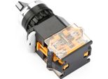 Selettore Rotativo Rotondo Da 22 Mm 2 Posizioni Nc + No Autobloccante