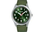 Quarzuhr LORUS, grün, Armbanduhren, Kinder, Quarzuhr, Armbanduhr, Herrenuhr, analog, Tag