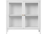 Credenza Dalby 2 Ante In Vetro Bianca.